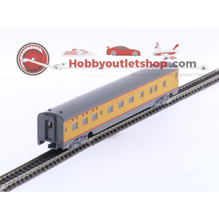 Schaal N Kato #106-024 set van 4 gladde personenwagens van de UP #5945 - sku: 20240910012141 - Gebruikt - Zo goed als nieuw - Afbeelding 8