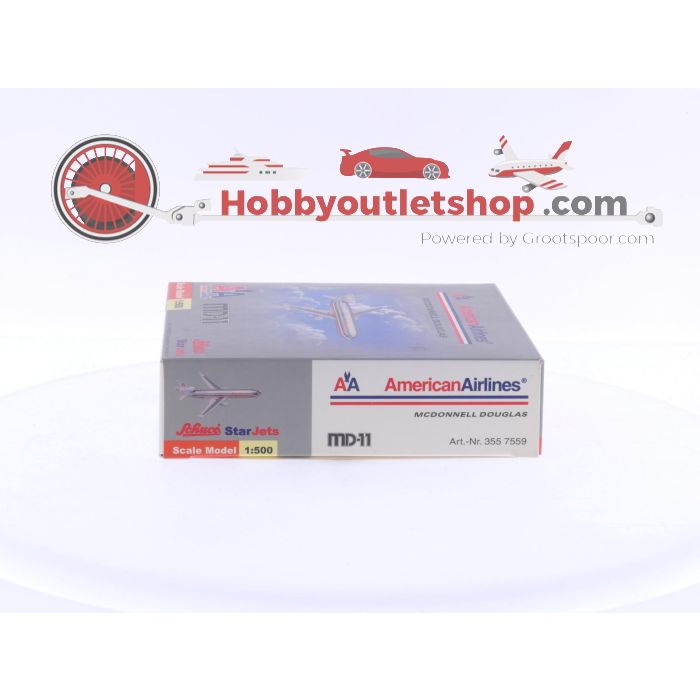 Schaal 1:500  Schuco/Star Jets 355 7559 - McDonnell Douglas MD-11 Reg.Nr. N1762B #6273 - sku: 20240919031639 - Used - New condition - Photo 3