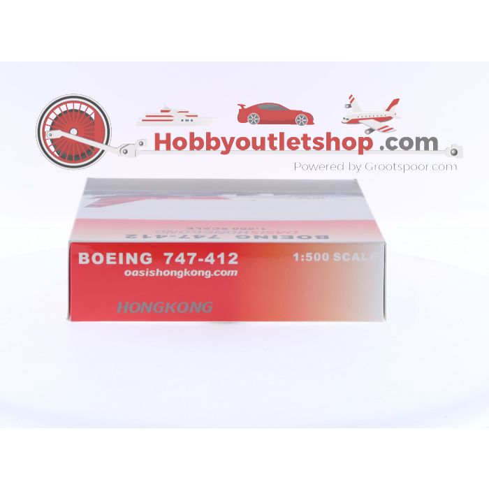 Schaal 1:500 NetModels BLFB500 Oasis Hong Kong Boeing 747-400 Reg.Nr. B-LFB #6330 - sku: 20241003021604 - Used - New condition - Photo 3