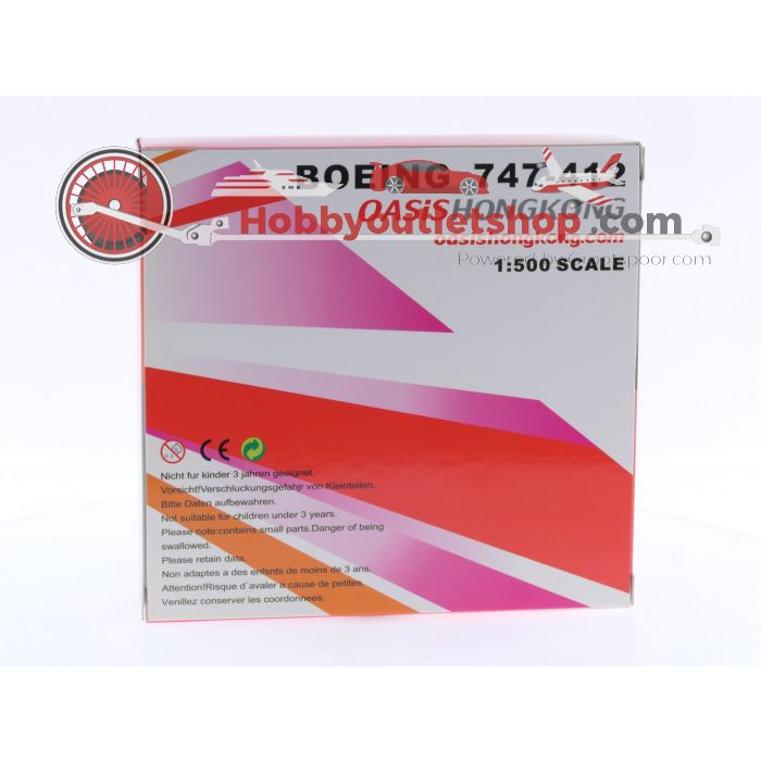 Schaal 1:500 NetModels BLFA500 Oasis Hong Kong Boeing 747-400 Reg.Nr. B-LFA #6331 - sku: 20241003032510 - Gebraucht - Neuer Zustand - Bild 4