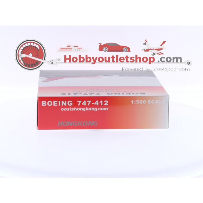 Schaal 1:500 NetModels BLFA500 Oasis Hong Kong Boeing 747-400 Reg.Nr. B-LFA #6331 - sku: 20241003032510 - Gebraucht - Neuer Zustand - Bild 3