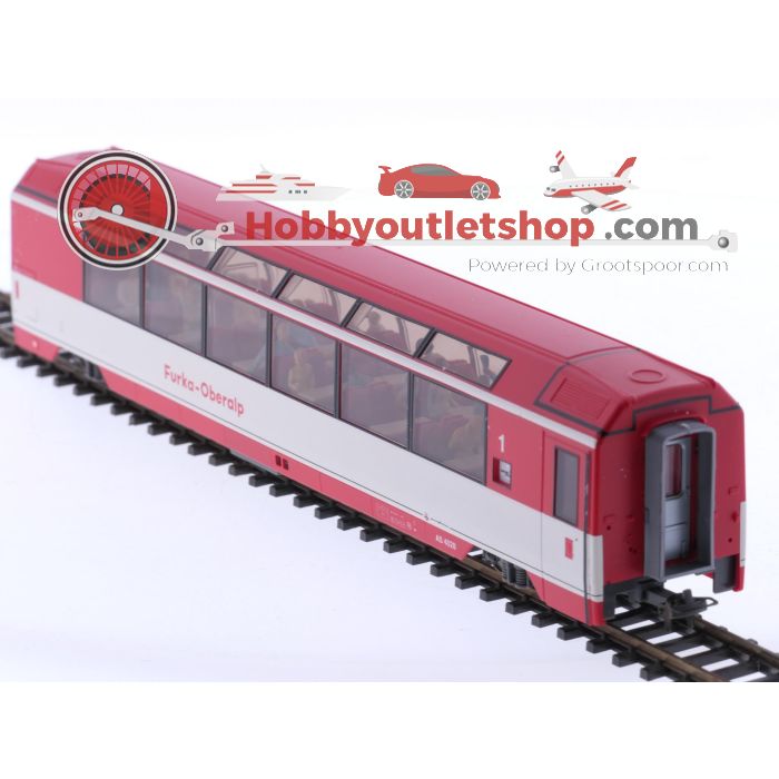 Schaal H0m Bemo 3288 208 AS 4028 Panorama rijtuig met personen van de FO #P206 - sku: 20241004043230 - Gebruikt - Zo goed als nieuw - Afbeelding 6