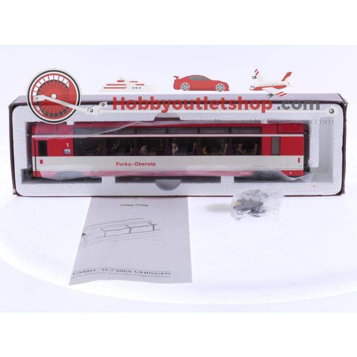 Schaal H0m Bemo 3288 208 AS 4028 Panorama rijtuig met personen van de FO #P206 - sku: 20241004043230 - Gebruikt - Zo goed als nieuw - Afbeelding 9