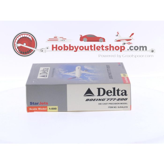 Schaal 1:500 Schuco/Star Jets SJDAL019 Delta Air Lines Boeing 777-200 Reg.Nr. N863DA #6369 - sku: 20241008035926 - Used - New condition - Photo 4
