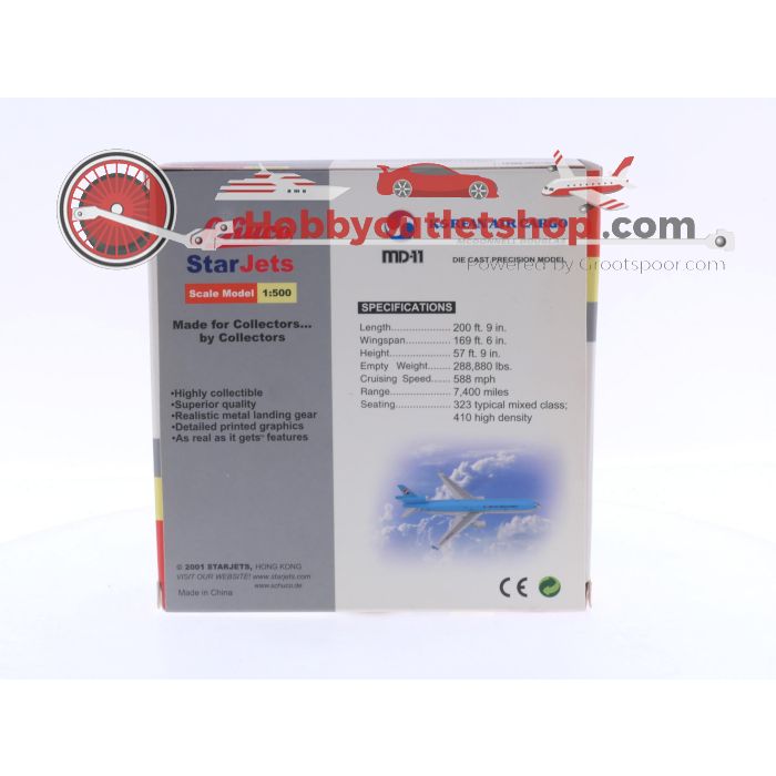 Schaal 1:500 Schuco/Star Jets 355 7525 Korean Air Cargo McDonnell Douglas MD-11F Reg.Nr. HL7371 #6373 - sku: 20241010084808 - Gebruikt - Nieuwstaat - Afbeelding 3