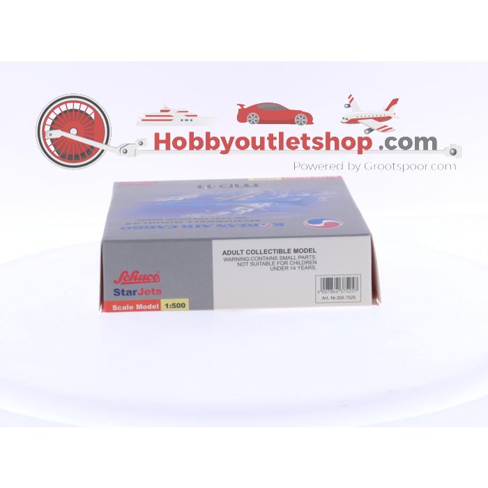 Schaal 1:500 Schuco/Star Jets 355 7525 Korean Air Cargo McDonnell Douglas MD-11F Reg.Nr. HL7371 #6373 - sku: 20241010084808 - Gebruikt - Nieuwstaat - Afbeelding 4
