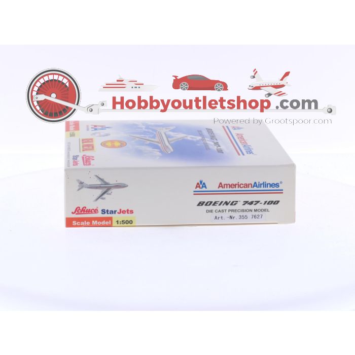 Schaal 1:500 Schuco/Star Jets 355 7627 American Airlines Boeing 747-100 Real Metal Reg.Nr. N9664 #6439 - sku: 20241017035000 - Used - New condition - Photo 4