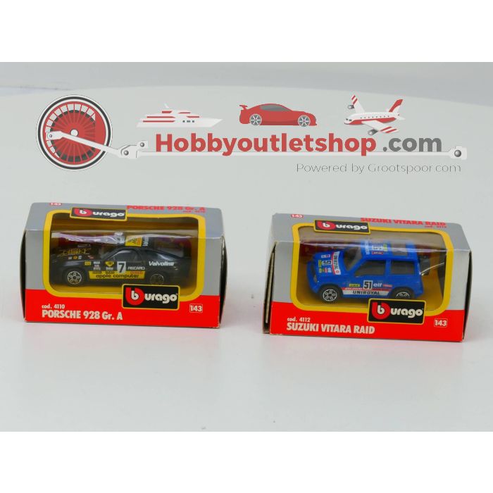 Schaal 1:43 Bburago 8 rally auto's #2409 - sku: 20221020112626 - Gebruikt - Goede staat - Afbeelding 3