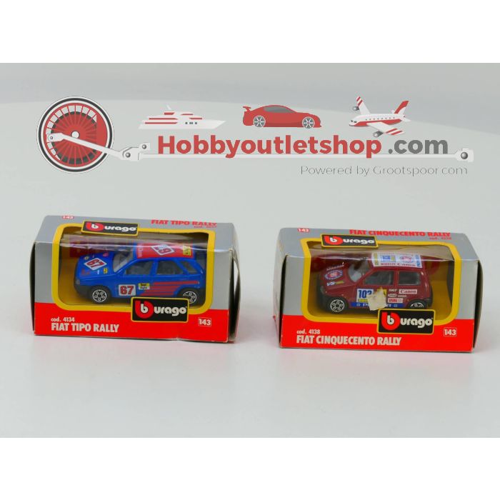 Schaal 1:43 Bburago 8 rally auto's #2409 - sku: 20221020112626 - Gebruikt - Goede staat - Afbeelding 4
