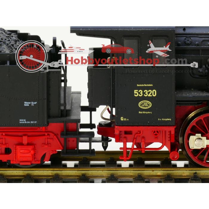Schaal H0 Fleischmann 4124 Stoomlocomotief       met tender #1381 - sku: 20220128105717 - Gebruikt - Zeer goede staat - Afbeelding 5
