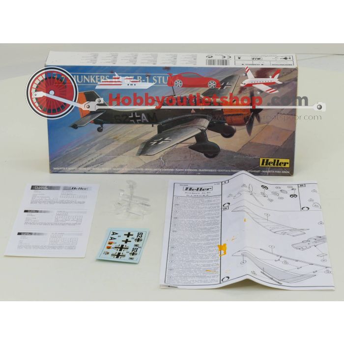 Schaal 1:72 Heller 80388 Junkers JU 87 B-1               Stuka #261 - sku: 20220302093959 - Gebraucht - Guter Zustand - Bild 2