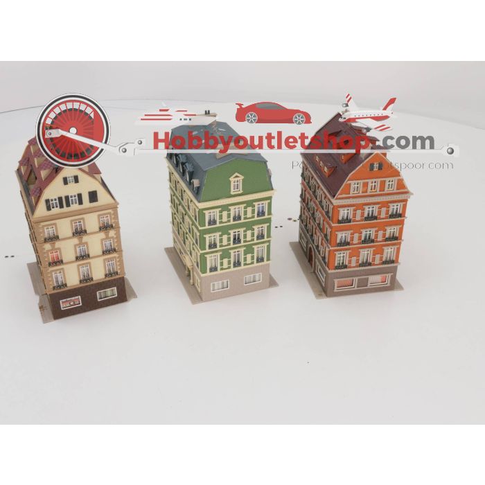 Schaal H0 Vollmer 43780 Blok van 3 appartementen #3235 - sku: 20230511111245 - Gebruikt - Matige staat - Afbeelding 2