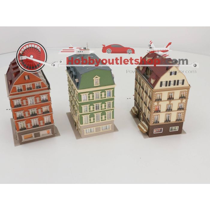 Schaal H0 Vollmer 43780 Blok van 3 appartementen #3236 - sku: 20230511114927 - Gebruikt - Matige staat - Afbeelding 2