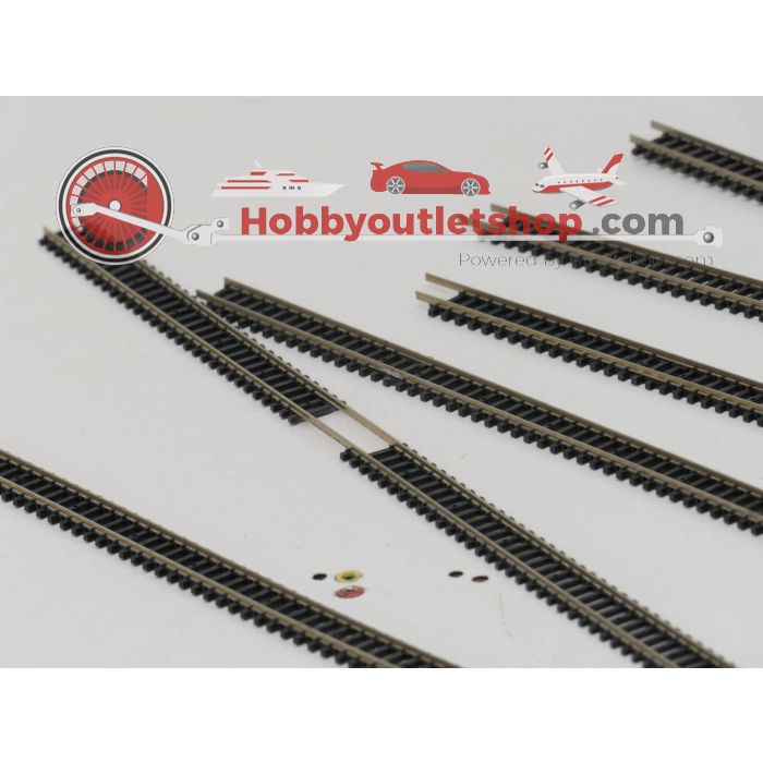 Schaal N-spoor 1:160 Atlas Rechte rails +/-4.5 meter #3305 - sku: 20230725100029 - Gebraucht - Angemessener Zustand - Bild 4