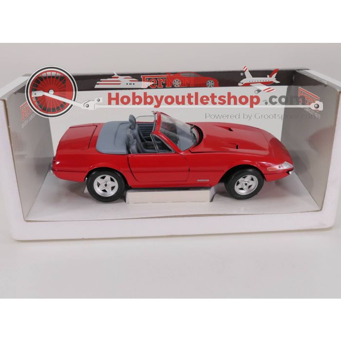 Schaal 1:18 Giodi Ferrari Daytona 365 GTS/4 cabriolet 1969 #3336 - sku: 20230823094908 - Gebraucht - Sehr guter Zustand - Bild 3