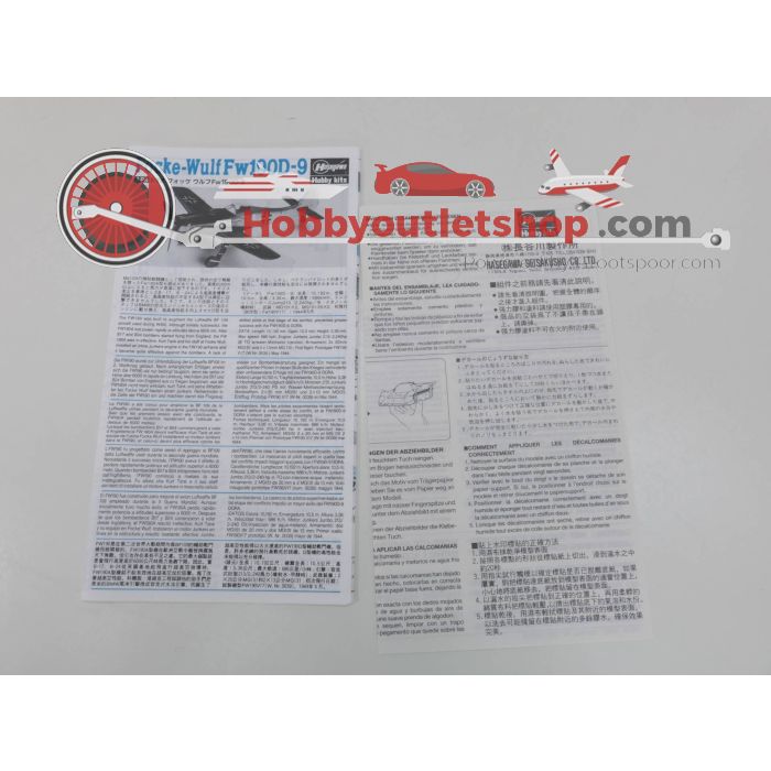 Schaal 1:72 Hasegawa AP6:1300 Focke-Wulf Fw190D-9 #3357 - sku: 20230907102857 - New - New condition - Photo 1