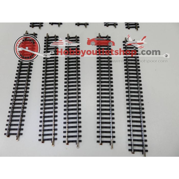 Schaal H0 Märklin 2209 rechte aanvulstukken 10 st. #3113 - sku: 20230315014707 - Used - Very good condition - Photo 1
