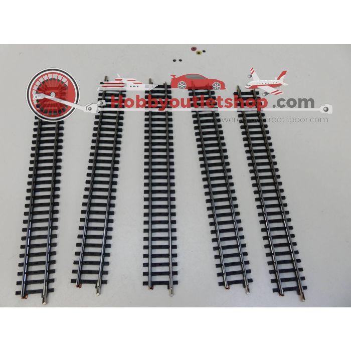 Schaal H0 Märklin 2209 rechte aanvulstukken 10 st. #3113 - sku: 20230315014707 - Used - Very good condition - Photo 2