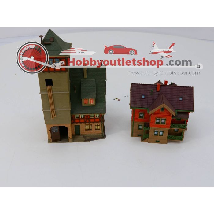Schaal H0 Set Vollmer 3752 Brandweerkazerne - Vollmer appartementen complex #3132 - sku: 20230321121013 - Gebruikt - Afbeelding 3
