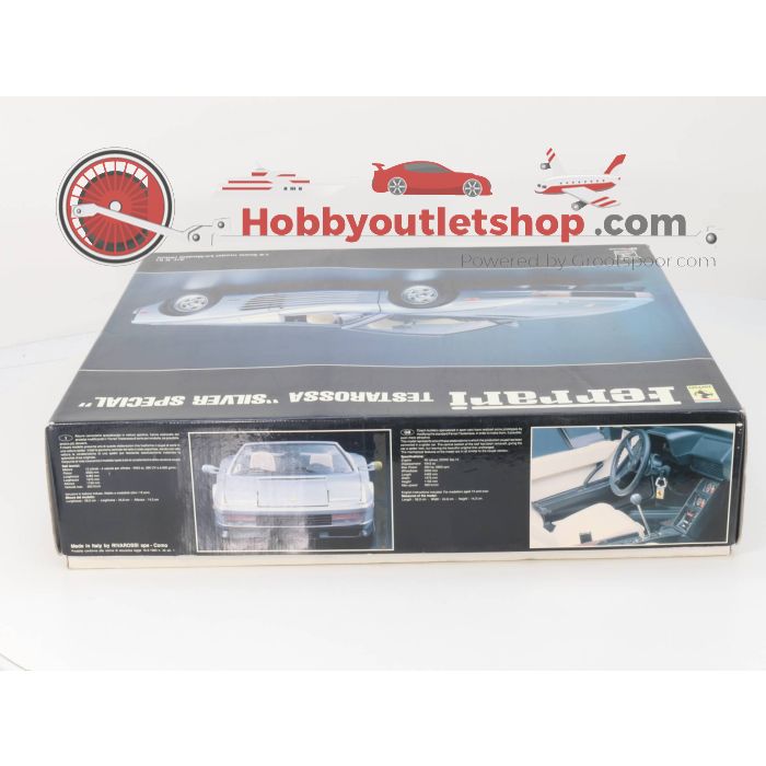 Schaal 1:8 Pocher No. K61 Ferrari Testarossa Spider "Silver Special" Ongebouwd  #P68 - sku: 20231031090828 - New - New condition - Photo 4