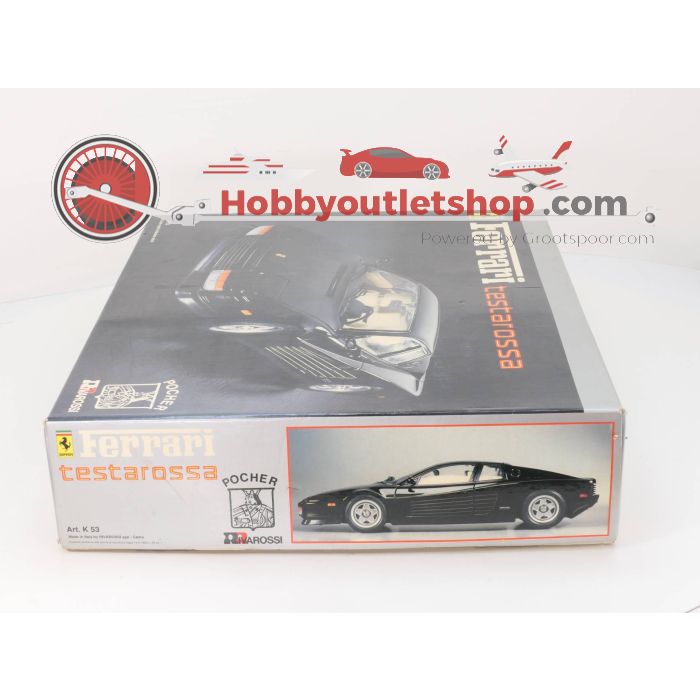 Schaal 1:8 Pocher No. K53 K Ferrari Testarossa Coupe "Black Star" Ongebouwd #P69 - sku: 20231031092718 - New - New condition - Photo 3