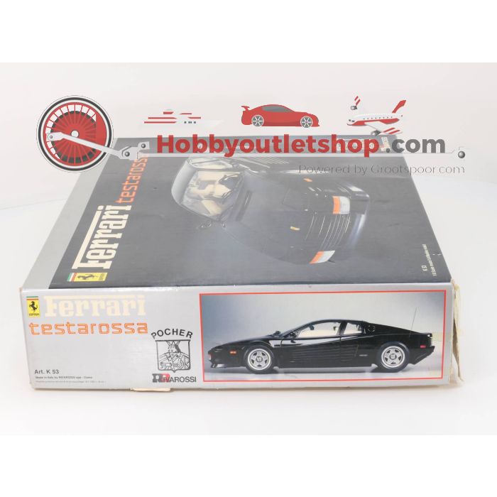Schaal 1:8 Pocher No. K53 K Ferrari Testarossa Coupe "Black Star" Ongebouwd #P69 - sku: 20231031092718 - New - New condition - Photo 5