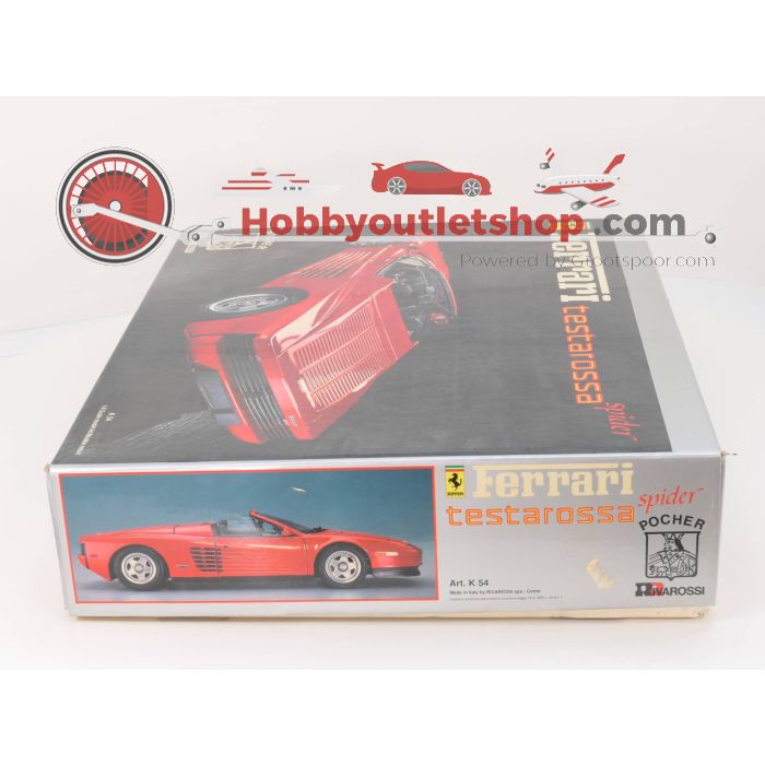 Schaal 1:8 Pocher No. K54 Ferrari Testarossa Spider "Sportster" (Colour: Red) #P70 - sku: 20231101093035 - New - New condition - Photo 3