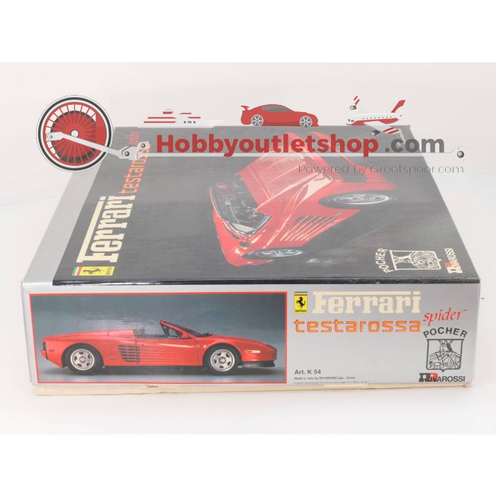 Schaal 1:8 Pocher No. K54 Ferrari Testarossa Spider "Sportster" (Colour: Red) #P70 - sku: 20231101093035 - New - New condition - Photo 5