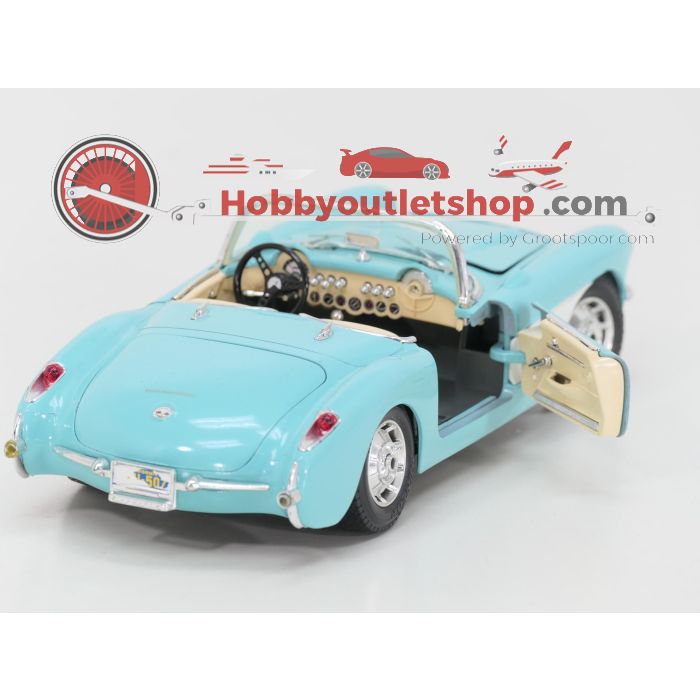 Schaal 1:18 Bburago 3024 Chevrolet corvette 1957 #4231 - sku: 20240606014407 - Gebraucht - Wie Neu - Bild 5