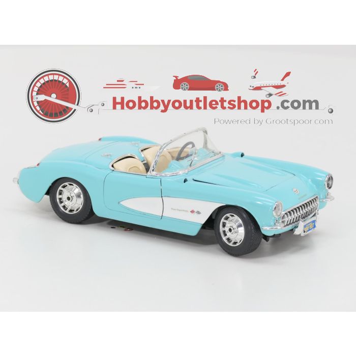Schaal 1:18 Bburago 3024 Chevrolet corvette 1957 #4231 - sku: 20240606014407 - Gebraucht - Wie Neu - Bild 2