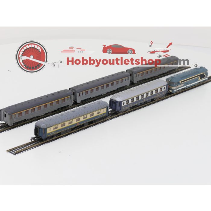Schaal H0 Jouef/Lima 8033, 303201, 861, 72v175ah assortiment locomotief met 5 rijtuigen van de SNCF #5803 - sku: 20240718121352 - Gebraucht - Guter Zustand - Bild 2