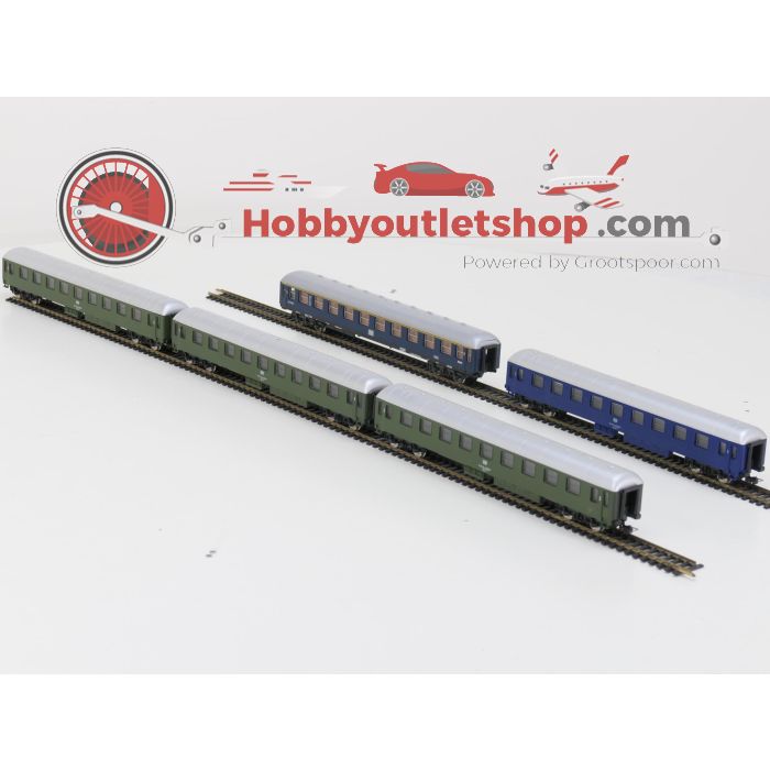 Schaal H0 Lima personenrijtuigen set 5-delig van de DB #5805 - sku: 20240718023139 - Gebruikt - Redelijke staat - Afbeelding 4