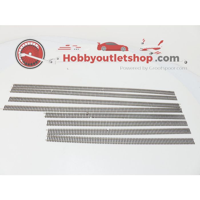Schaal H0 Peco 950581 flexibele rail set 8-delig c.a 6.20m rails #5817 - sku: 20240724031056 - Gebraucht - Guter Zustand - Bild 5