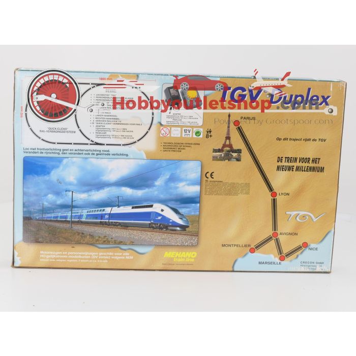 Schaal H0 Mehano T681 startset met de TGV Duplex van de SNCF #5838 - sku: 20240731012537 - Gebruikt - Zo goed als nieuw - Afbeelding 2