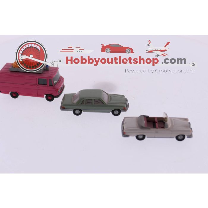 Schaal H0 Set Automodellen Wiking 27 - Wiking 15C - Wiking mercedes 450 SE #3059 - sku: 20230223021921 - Gebruikt - Goede staat - Afbeelding 2