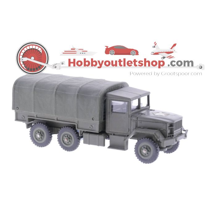 Schaal 1:50 Solido 6032 GMC T-as militaire bakwagen met ruif #3843 - sku: 20230505120808 - Nieuw - Nieuwstaat - Afbeelding 2