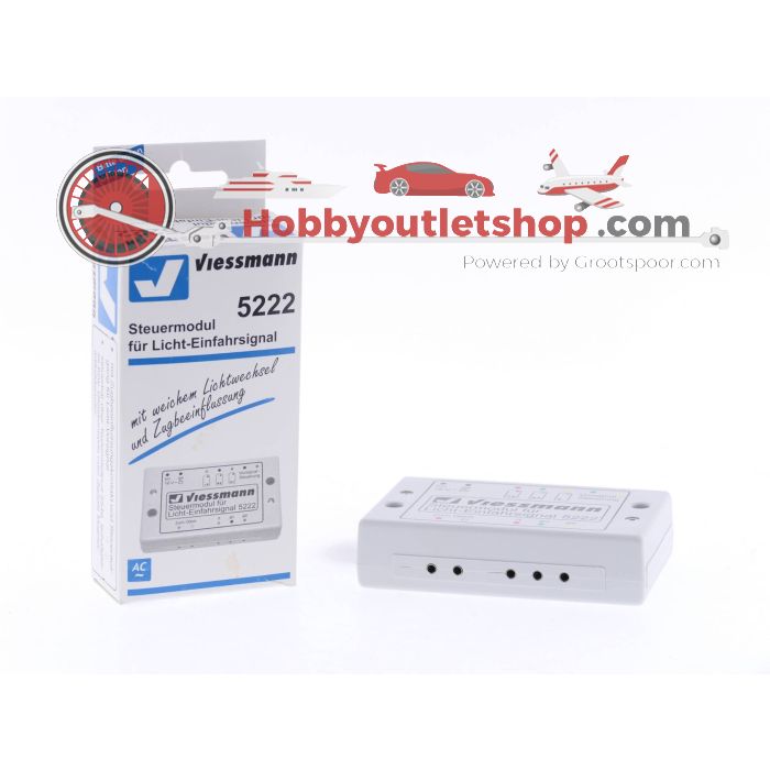 Schaal 0 tot Z (behalve seinen met multiplex-technologie) Viessmann 5222 Stuurmodule voor licht inrijsein #3957 - sku: 20230602102538 - Neu - Neuer Zustand - Bild 2