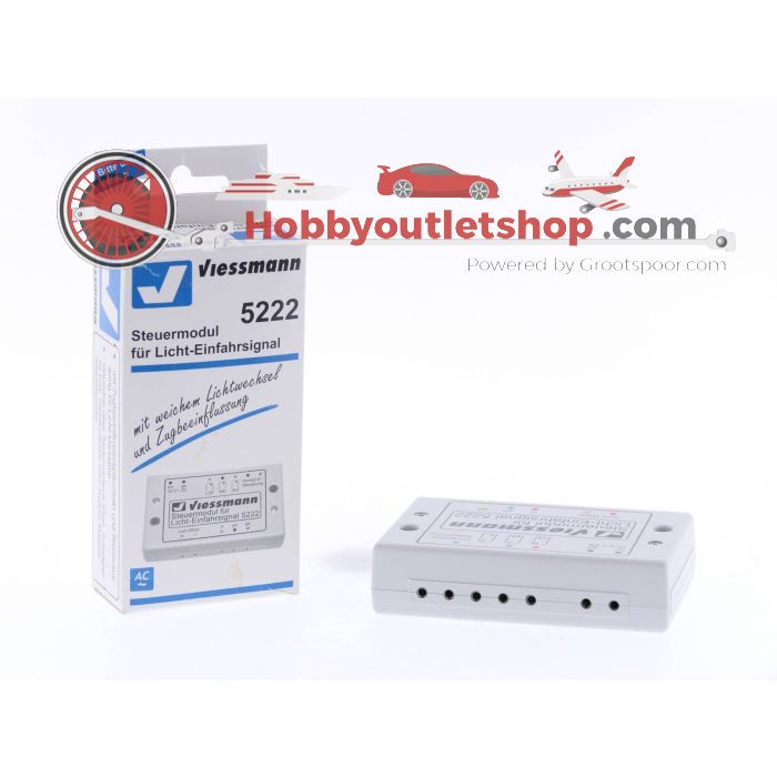 Schaal 0 tot Z (behalve seinen met multiplex-technologie) Viessmann 5222 Stuurmodule voor licht inrijsein #3957 - sku: 20230602102538 - Neu - Neuer Zustand - Bild 3