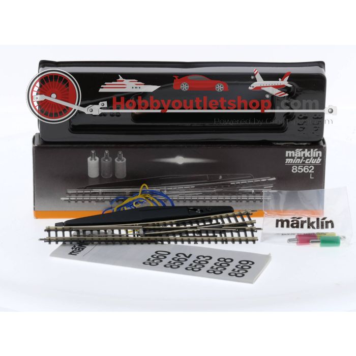 Schaal Z Märklin 8562 Elektromagnetisch wissel links 110 mm #4848 - sku: 20230818103737 - Gebruikt - Zo goed als nieuw - Afbeelding 3