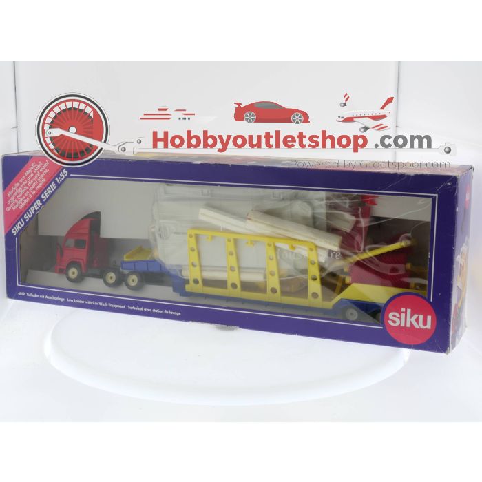 Schaal 1:55 Siku 4019 Iveco Vrachtwagen met Wasstraat Module #5084 - sku: 20231107033359 - Gebruikt - Goede staat - Afbeelding 7