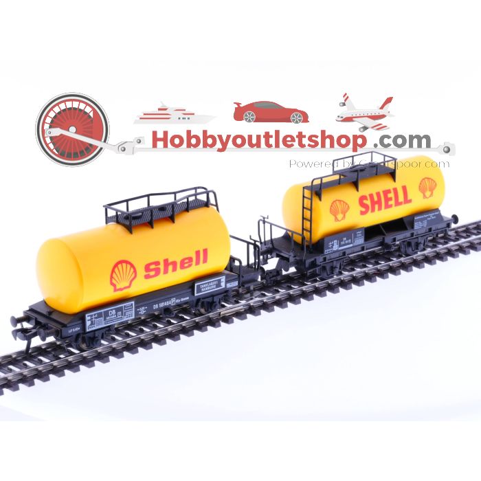 Schaal H0 Fleischmann 1475SH 5033 DB Ketelwagens Shell #2281 - sku: 20220920030053 - Gebruikt - Zo goed als nieuw - Afbeelding 2