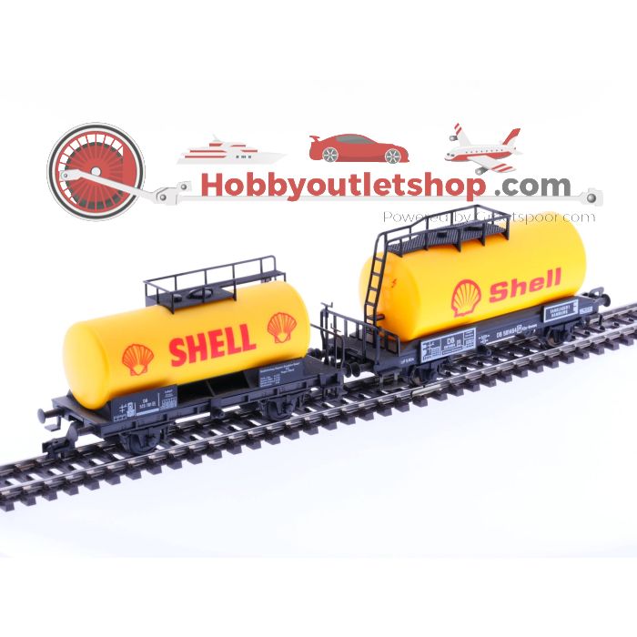 Schaal H0 Fleischmann 1475SH 5033 DB Ketelwagens Shell #2281 - sku: 20220920030053 - Gebruikt - Zo goed als nieuw - Afbeelding 3