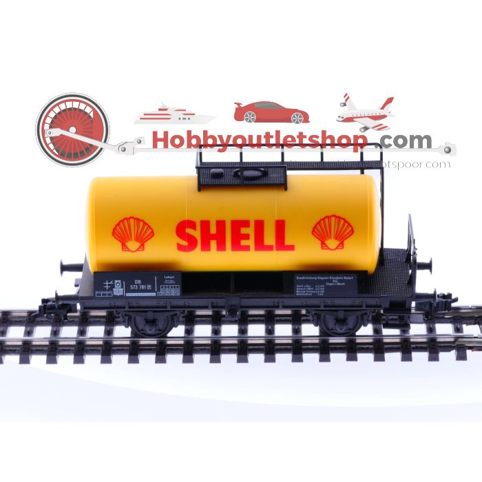 Schaal H0 Fleischmann 1475SH 5033 DB Ketelwagens Shell #2281 - sku: 20220920030053 - Gebruikt - Zo goed als nieuw - Afbeelding 4