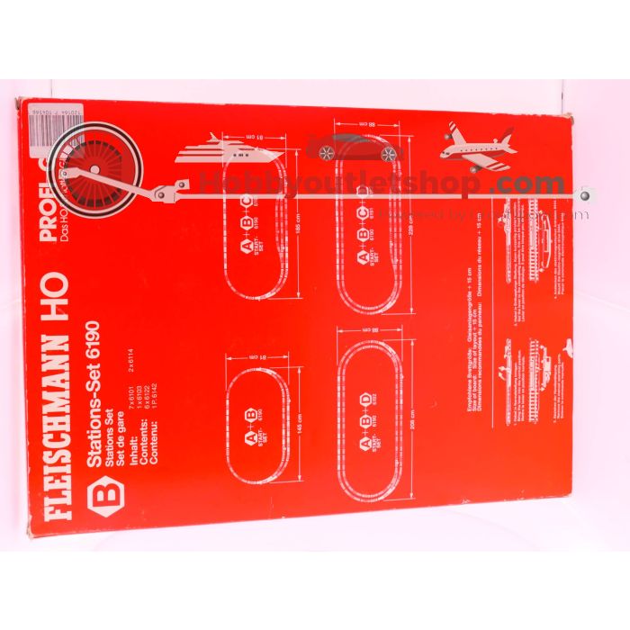 Schaal H0 Fleischmann 6190 Railset B Stations-set #2084 - sku: 20220806103226 - Gebruikt - Zo goed als nieuw - Afbeelding 3