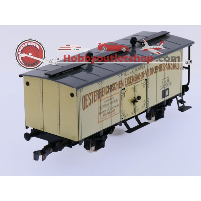 Schaal 0 ETS 452 koelwagen met remplatform #1077 - sku: 20211125103735 - Gebruikt - Zeer goede staat - Afbeelding 2