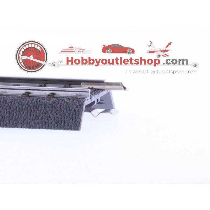 Schaal H0 Märklin 24951 Overgangsrail van          C-rail naar M-rail 180 mm 2st #1174 - sku: 20211222015530 - Gebruikt - Zeer goede staat - Afbeelding 3