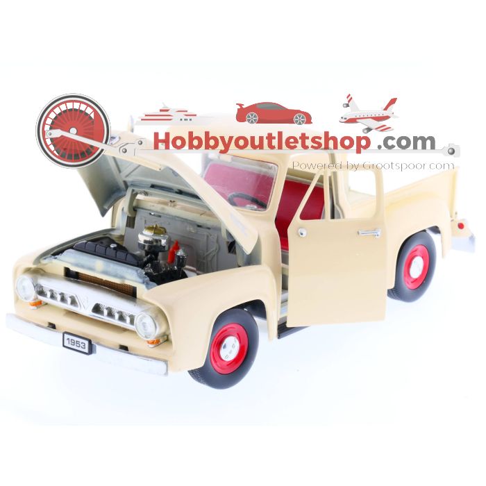 Schaal 1:18 Road Tough 92148 Ford F100 1953                    #138 - sku: 20220118120544 - Gebruikt - Zeer goede staat - Afbeelding 2
