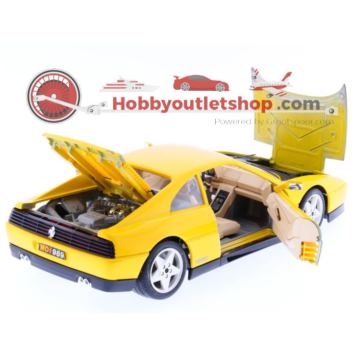 Schaal 1:18 Bburago 3039 Ferarri 348TB 1989                #158 - sku: 20220119041525 - Gebruikt - Zeer goede staat - Afbeelding 4