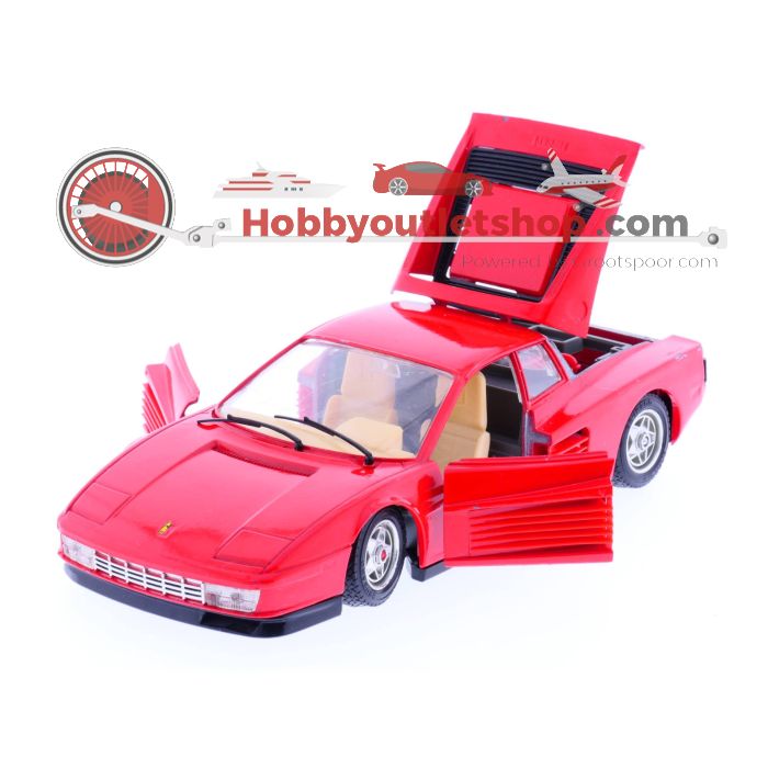 Schaal 1:24 Bburago BU26014R Ferarri         Testarossa 1984 15243169 Chevrolet Corvette       1957 #177 - sku: 20220209020557 - Used - Very good condition - Photo 3
