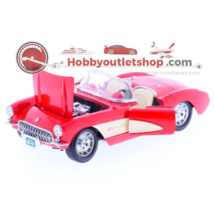 Schaal 1:24 Bburago BU26014R Ferarri         Testarossa 1984 15243169 Chevrolet Corvette       1957 #177 - sku: 20220209020557 - Used - Very good condition - Photo 7